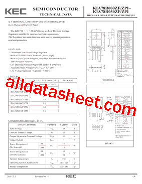 KIA78R020ZF/ZPI型号图片