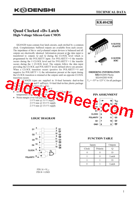 KK4042B型号图片