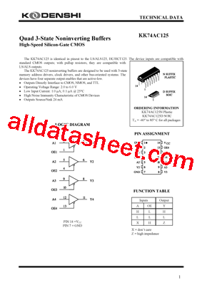 KK74AC125型号图片