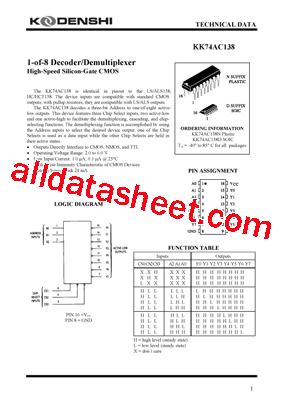 KK74AC138D型号图片