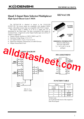 KK74AC158型号图片
