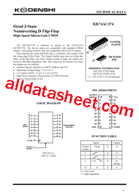 KK74AC374型号图片