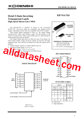 KK74AC533N型号图片