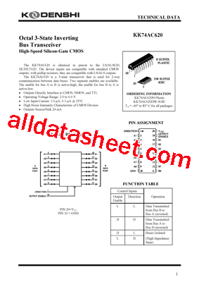 KK74AC620N型号图片