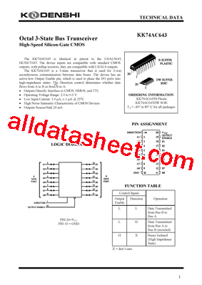 KK74AC643DW型号图片