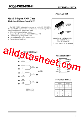KK74ACT08N型号图片