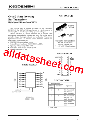 KK74ACT640N型号图片