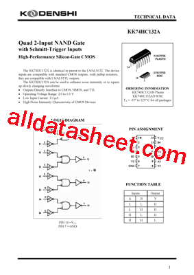 KK74HC132AD型号图片