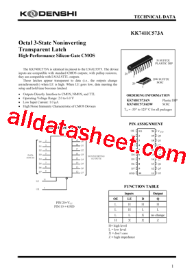 KK74HC573A型号图片