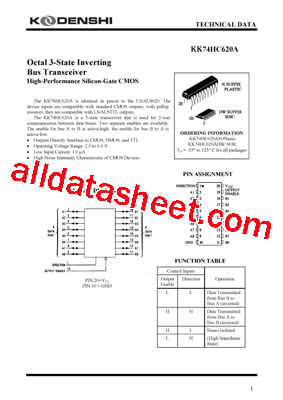 KK74HC620A型号图片