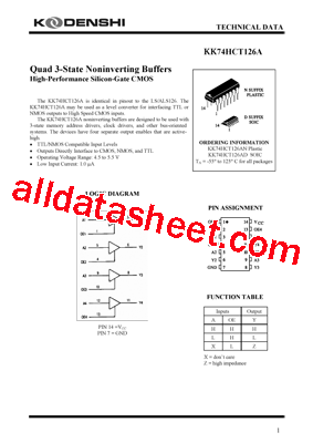 KK74HCT126AD型号图片