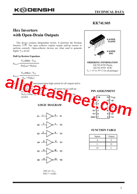 KK74LS05D型号图片