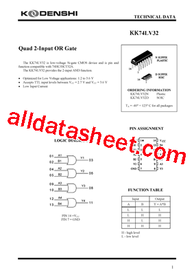 KK74LV32D型号图片