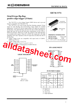 KK74LV574型号图片