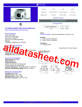 KLDHCX-MM-0202-ATR型号图片