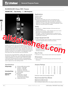 KLNR5型号图片