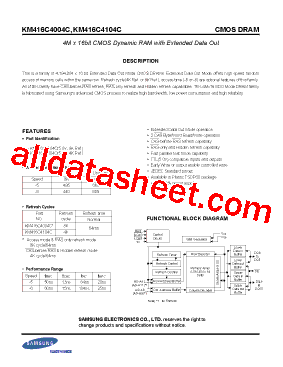 KM416C4004C型号图片