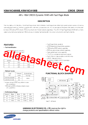 KM416C4100B型号图片