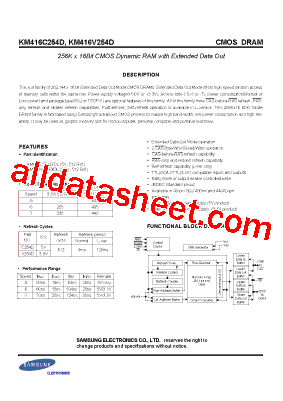 KM416V254D型号图片