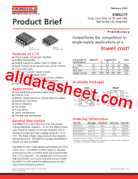 KM4270IC8型号图片