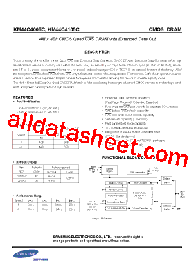 KM44C4005C型号图片