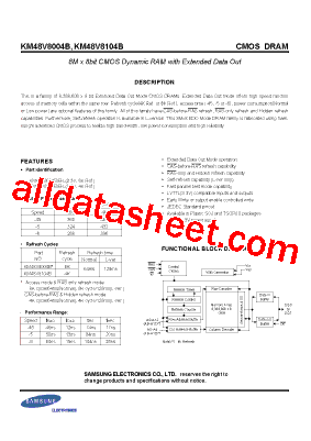 KM48V8104B型号图片