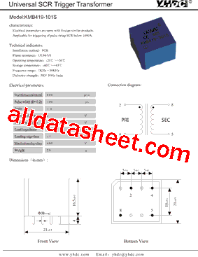 KMB419-101S型号图片