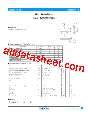 KMBT3904型号图片