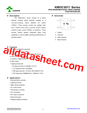 KMOC3011TRU型号图片