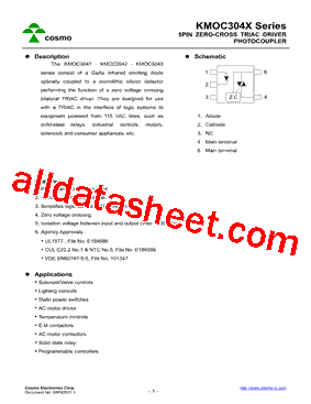 KMOC3042TR型号图片