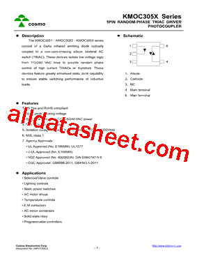 KMOC3052TLD型号图片