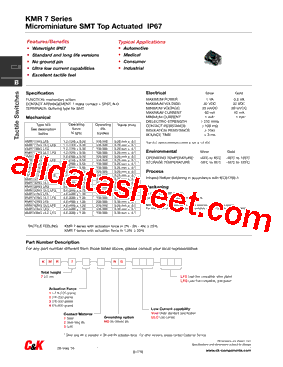 KMR711NGLFS型号图片