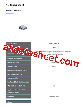 KN01L12PG-B型号图片