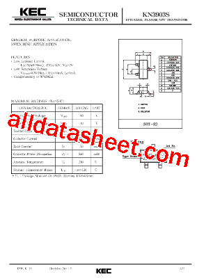 KN3903S型号图片