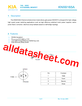 KNX6165A型号图片