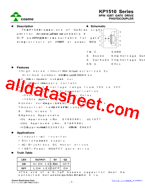 KP1510LTRU型号图片