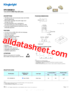 KPH-1608QBC-D型号图片