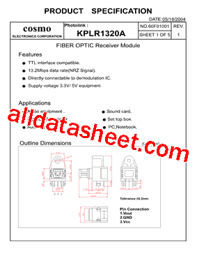 KPLR1320A型号图片