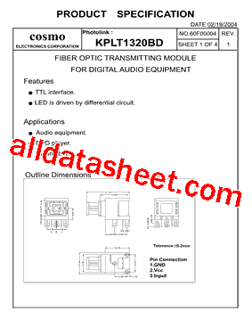 KPLT1320BD型号图片