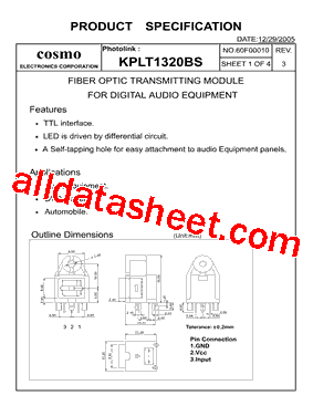 KPLT1320BSX型号图片