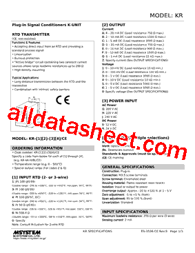 KR-12-R/BL型号图片