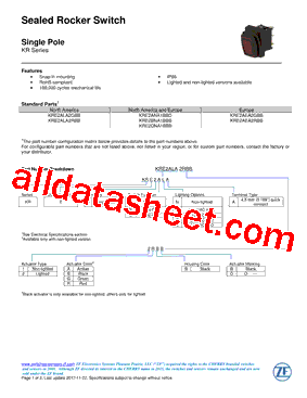 KRE2ACA2GBD型号图片