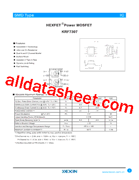 KRF7307型号图片