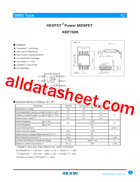 KRF7509型号图片