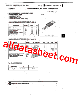 KSA473YTU型号图片