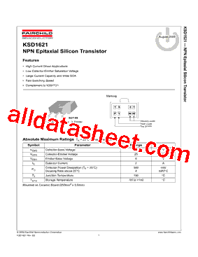 KSD1621RTF型号图片