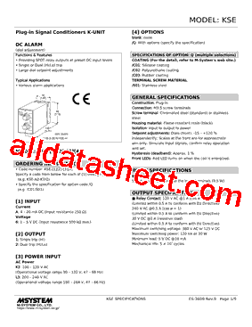 KSE-A2-L3型号图片