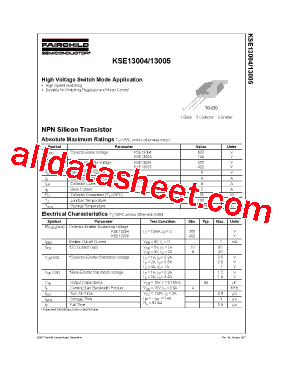 KSE13005H2ATU型号图片