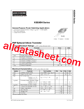 KSE45H11TU型号图片