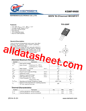 KSMF4N60型号图片